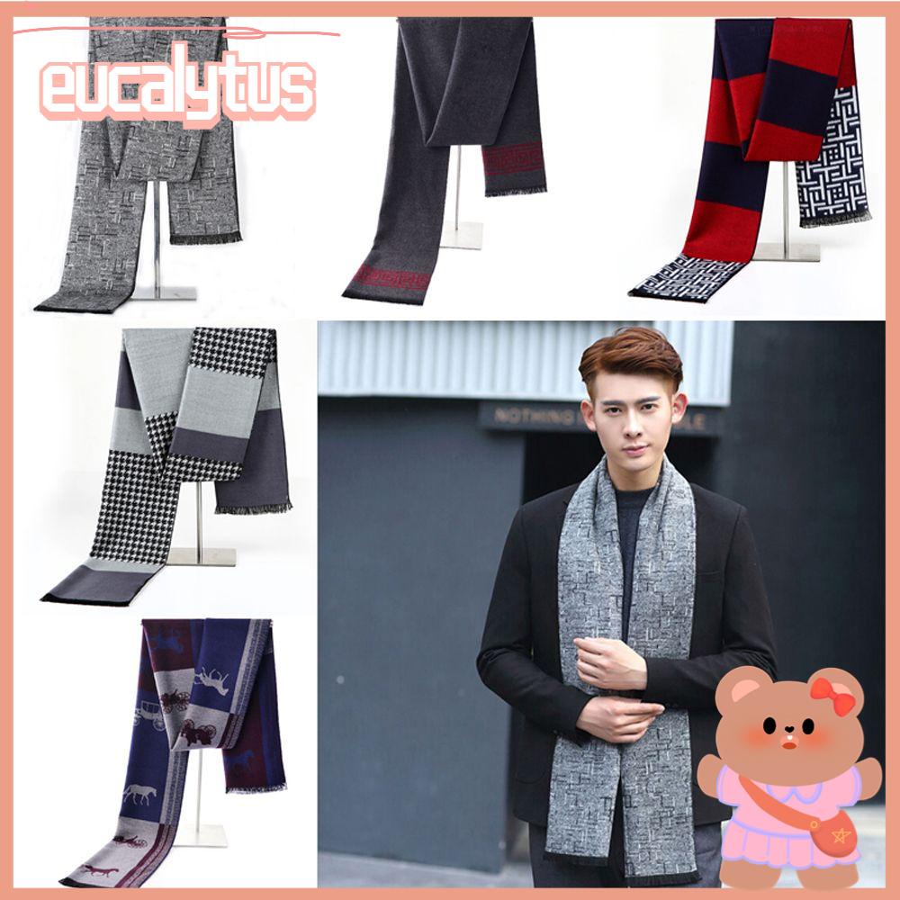 Khăn Choàng Cổ Mềm Mại Giữ Ấm Thiết Kế Đơn Giản Thời Trang Cho Nam