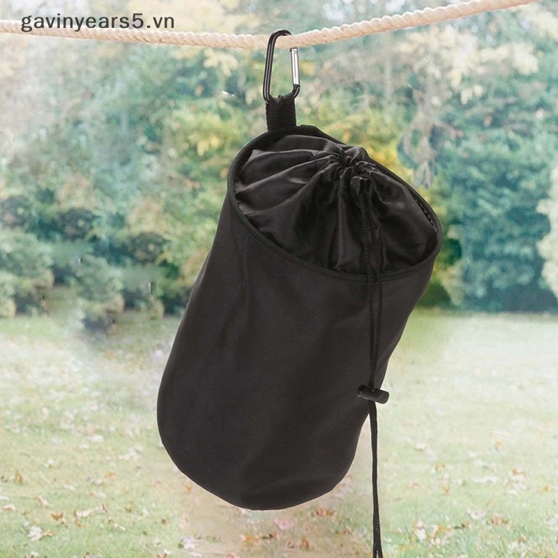 [Gavin] Kẹp Treo Quần Áo / Túi Giặt Có Dây Rút Chắc Chắn