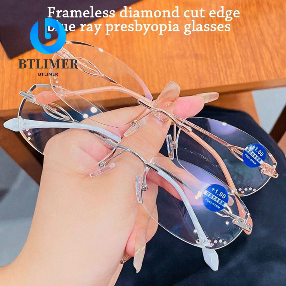 Kính Đọc Sách BTLIMER|Đèn Chống Ánh Sáng Xanh Thiết Kế Đơn Giản Phong Cách Vintage