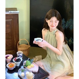 Bộ Áo Hai Dây Phối Quần Culottes Ngắn Phong Cách Pháp Thời Trang Mùa Hè Cao Cấp