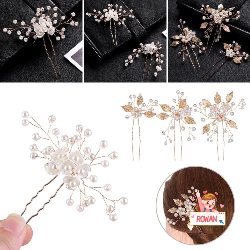 Bộ 1 / 2 / 3 Kẹp Tóc Xinh Xắn Dành Cho Nữ|Phụ Kiện Cài Tóc Cho Cô Dâu Ngày Cưới