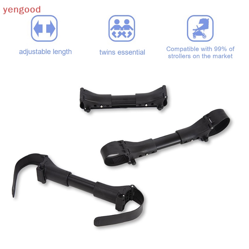Bộ 3 Dây Nối Hai Khớp Nối Gắn Xe Đẩy Em Bé An Toàn Dễ Điều Chỉnh