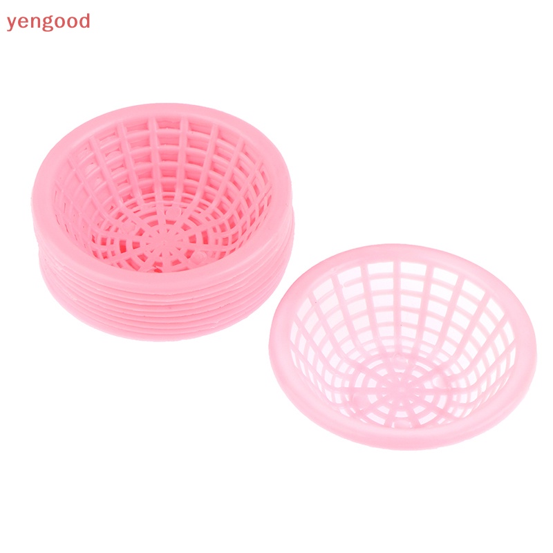 Set 10 Rổ Nhựa Mini Đựng Trái Cây Rau Củ Quả Trang Trí Nhà Búp Bê