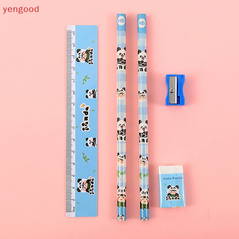 Bộ Dụng Cụ Tẩy Bút Chì Hình Động Vật Hoạt Hình Dễ Thương