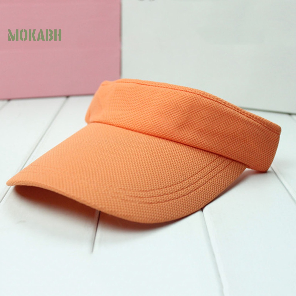 [Mok Abh] Mũ Lưỡi Trai Nửa Đầu Chống Nắng Không Chóp Thời Trang Cho Nam Và Nữ