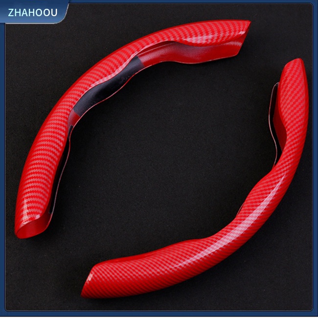 ☃Nhà Cửa☃ Vỏ Bọc Vô Lăng Xe Hơi Họa Tiết Sợi Carbon Chống Trượt Trang Trí Nội Thất
