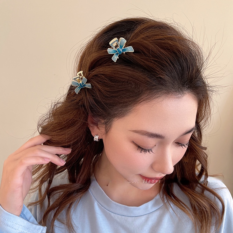 Kẹp Tóc Nơ Kim Loại Ngọt Ngào 1 Cái