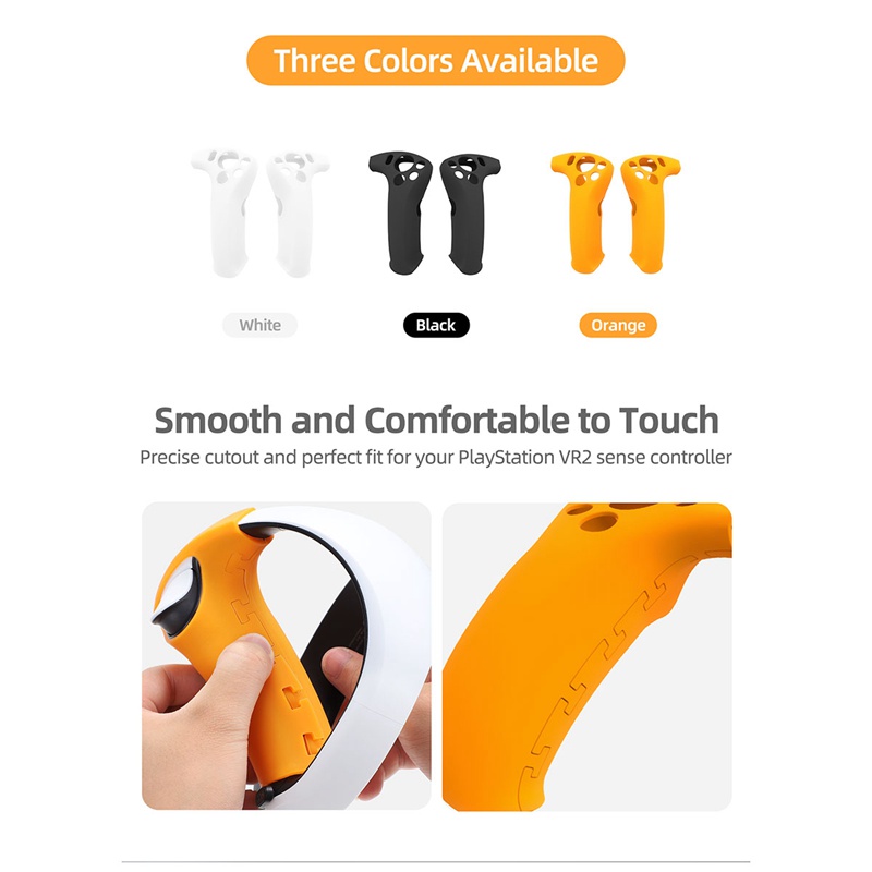 Vỏ Bọc Tay Cầm Điều Khiển Chơi Game PS VR2 Bằng Silicone