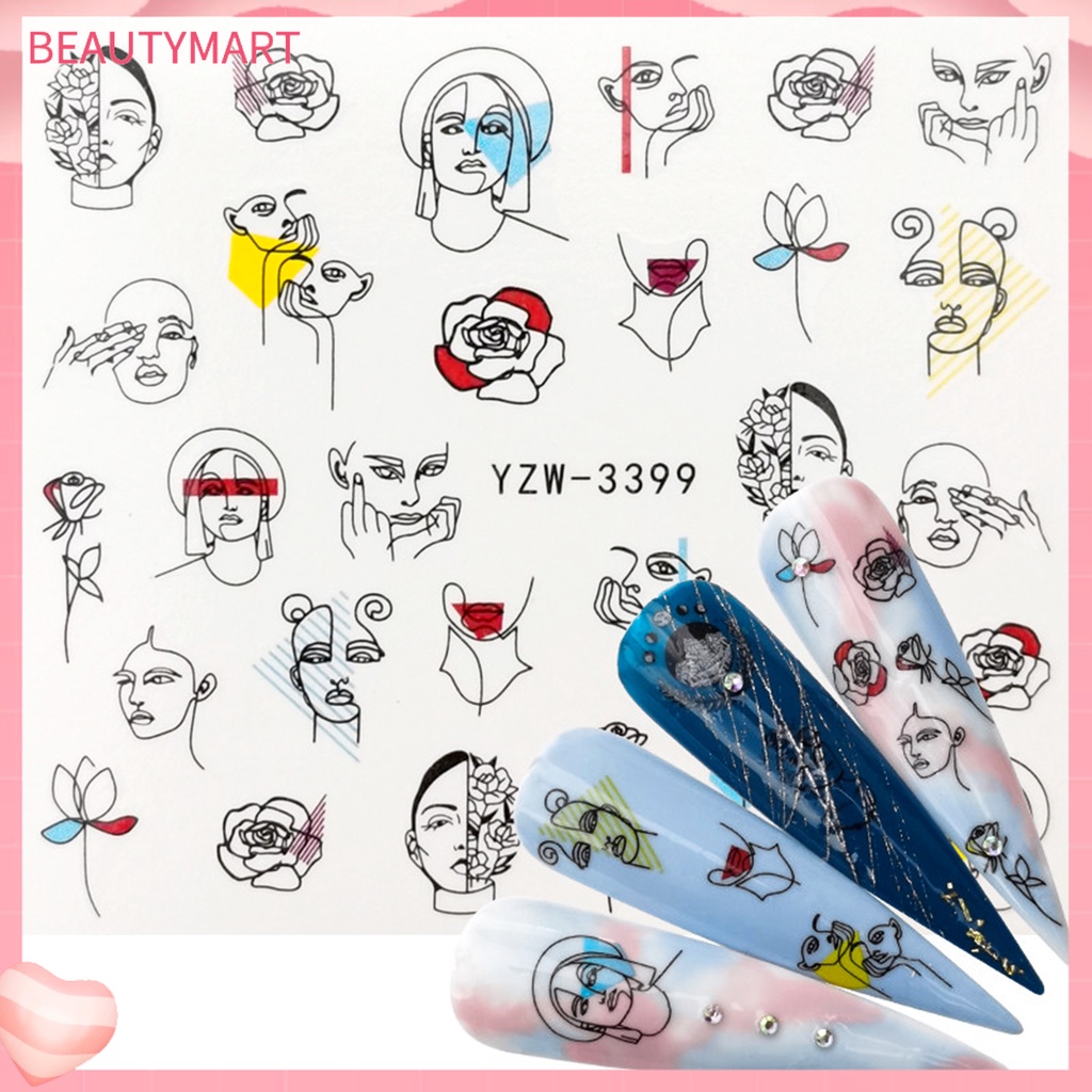 Miếng Dán Trang Trí Móng Tay Nghệ Thuật Cho Nữ