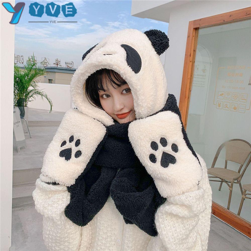 Mũ Trùm Đầu Viền Lông Giả Ấm Áp Thời Trang Cho Nữ