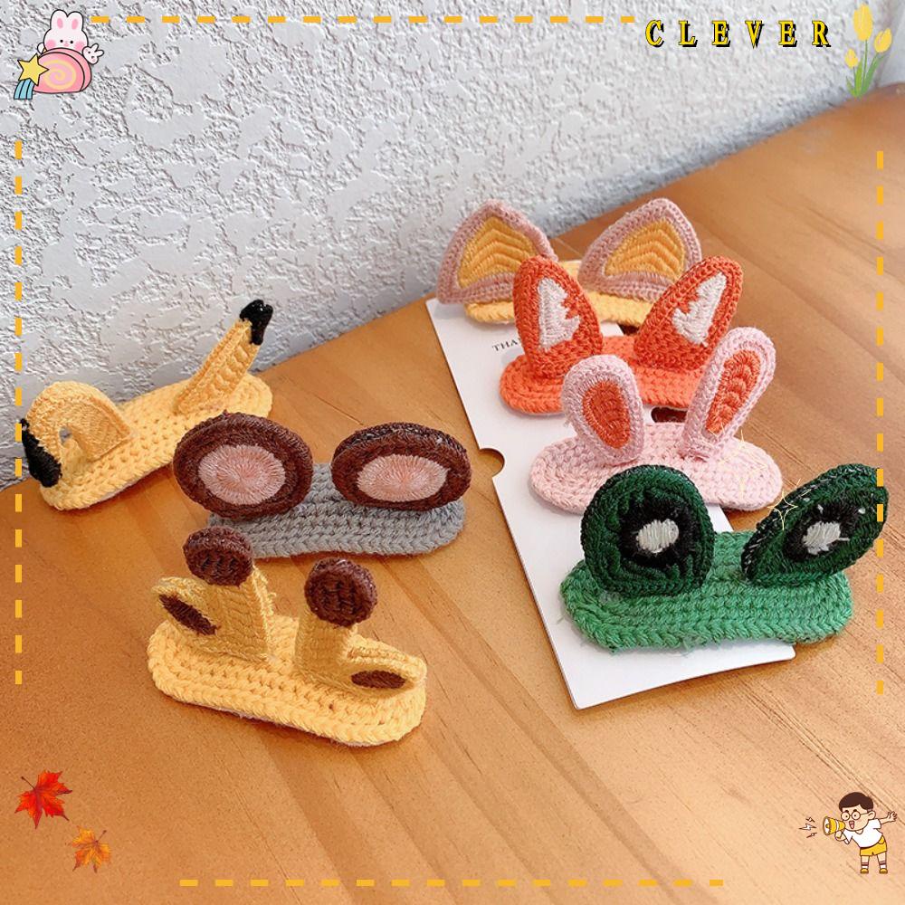 Bộ 5 Kẹp Tóc Hình Động Vật Thiết Kế Độc Đáo Thời Trang