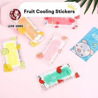 DICHUANGZHE Miếng Dán Cách Nhiệt Họa Tiết Trái Cây Hoạt Hình Dễ Thương