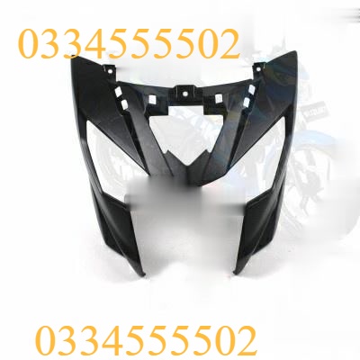 ốp đầu satria đen bóng