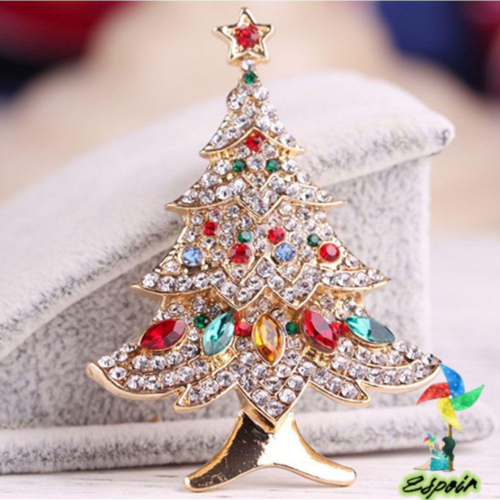 ESPO Trâm Cài Áo Hình Ngôi Sao Đính Đá Thời Trang