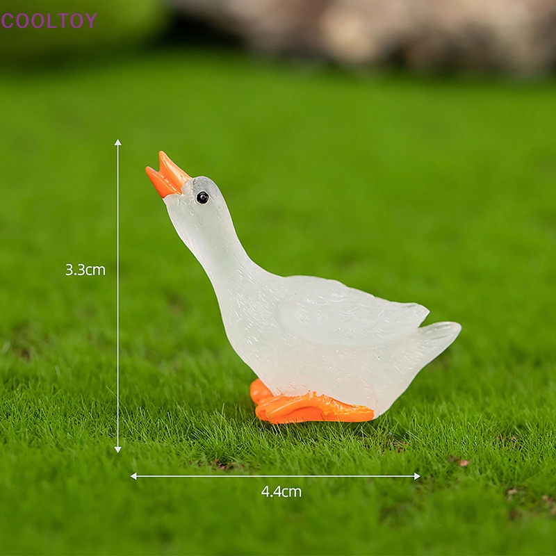 Cooltoy Set 2 Thiên Nga Dạ Quang Mini Trang Trí Tiểu Cảnh