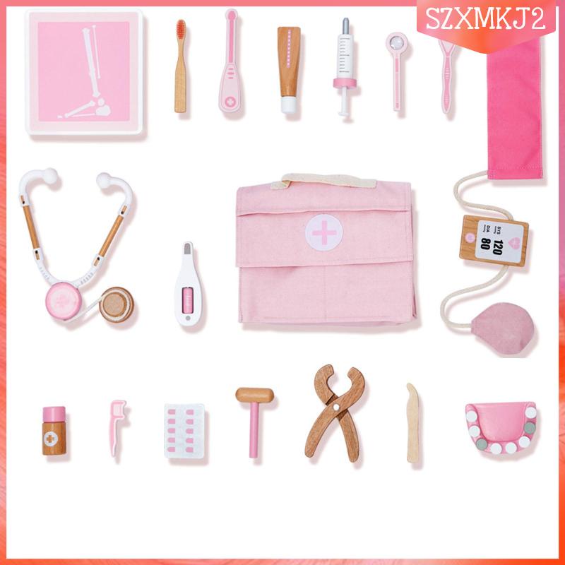 Set 18 Đồ Chơi Đóng Vai Bác Sĩ Cho Bé 3 4 5 6 Tuổi szxmkj2