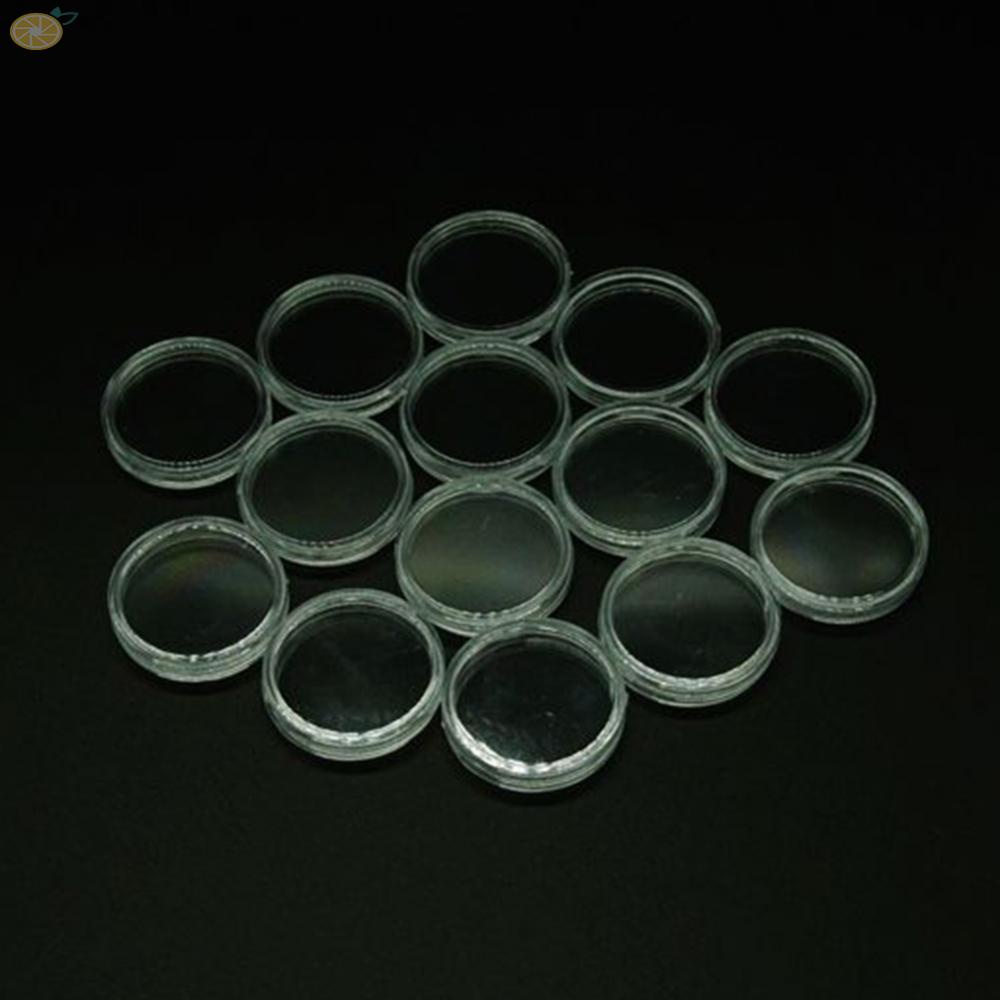Coin Capsules Coin Collecting Box Coin Holder Coins Storage Capsule Round Box