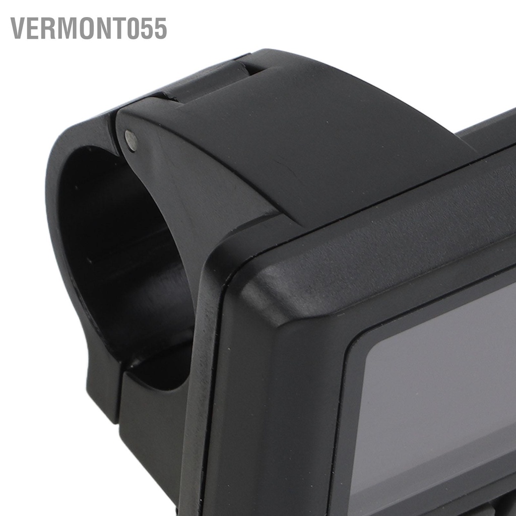 Vermont055 Đồng hồ hiển thị LCD dành cho xe đạp điện đo tốc độ tay ga với trạng thái pin USB leo núi