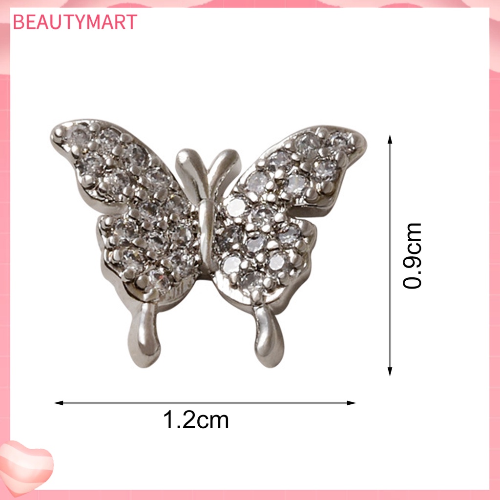 Phụ Kiện Trang Trí Móng Tay Chống Rơi Hình Bướm Sang Trọng DIY