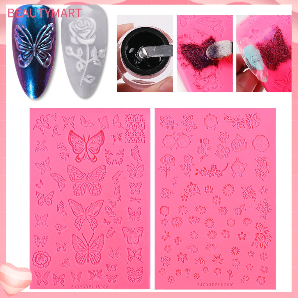 Khuôn Silicone 0.2g Dùng Trang Trí Móng Tay Có Thể Tái Sử Dụng