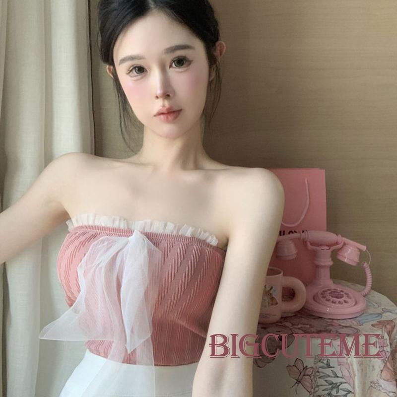 Áo Hai Dây Vải Tuyn Hở Lưng Thời Trang Mùa Hè Cho Nữ