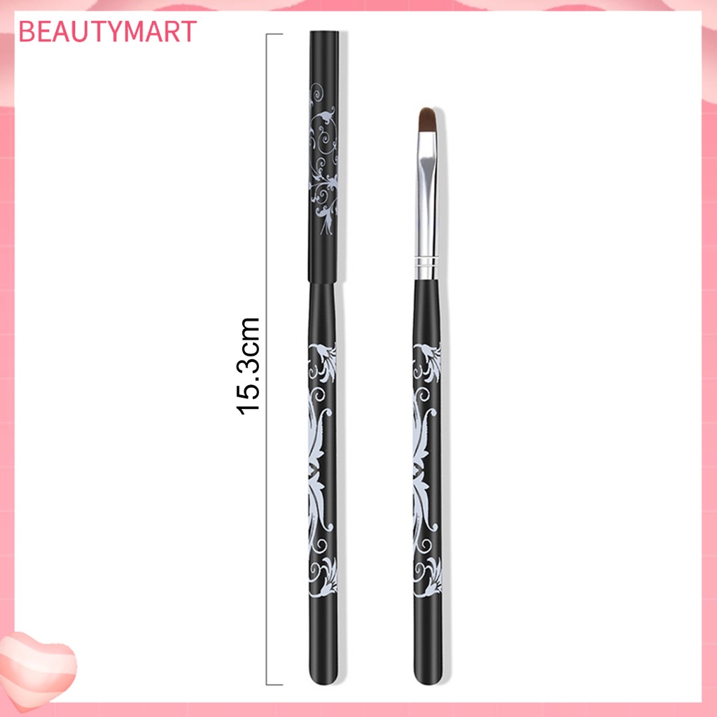 Hộp Đựng Bút Lông Mềm Không Lông Tự Vẽ Trang Trí Móng Tay Nghệ Thuật Dành Cho Nữ