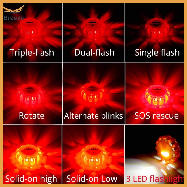 Đèn Led Cảnh Báo Khẩn Cấp 15 Bóng Từ Tính Đa Năng