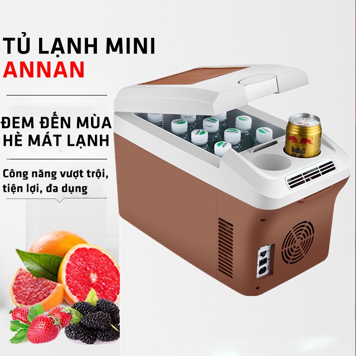 Tủ lạnh ô tô mini Dailyhousehold tiện lợi, Máy làm mát dành cho xe hơi, Hộp lạnh dành cho tài xế đường dài nhập khẩu.