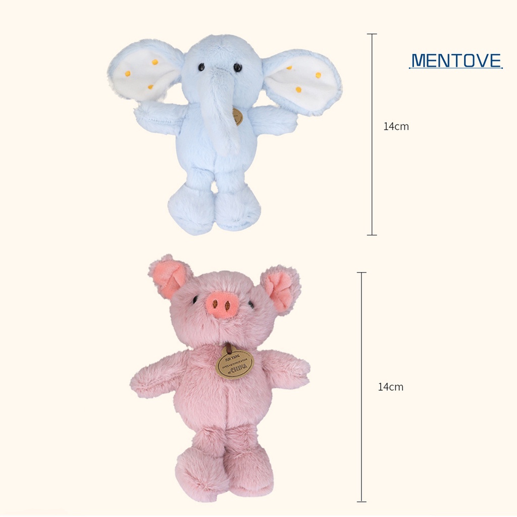 [MT] Móc Chìa Khóa Hình Búp Bê Động Vật Hoạt Hình Tai To Nhồi Bông Mềm Mại Thoải Mái Trang Trí Túi Xách / Điện Thoại