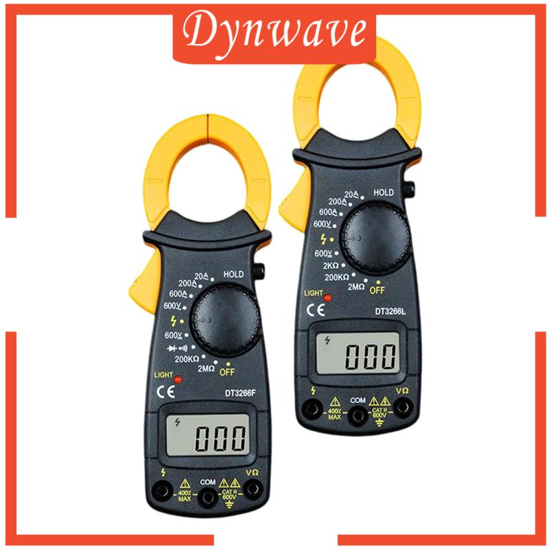 Máy Đo Dòng Điện DC 600V Màn Hình LCD 2A / 20A / 600A