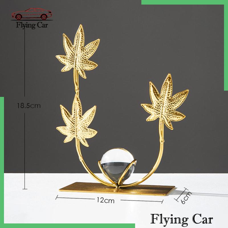 [Lzdjfmy2] Bức Tượng Lá Kim Loại hạn hán Hiện Đại Trang Trí Nhà Cửa