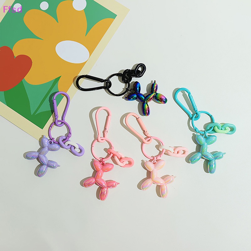 {Ffsd} Móc Chìa Khóa Resin Hình Chú Chó Và Kẹo Đáng Yêu Thời Trang Chống Thất Lạc Làm Quà Tặng Trang Sức * Hàng Bán Chạy