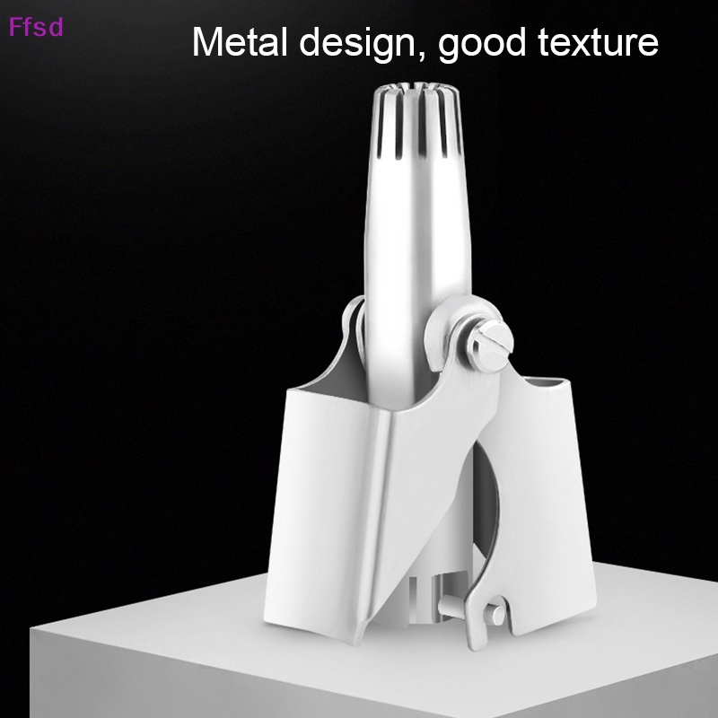 {Ffsd} Máy Tỉa Lông Mũi Bằng Thép Không Gỉ Rửa Được Cho Nam Giới