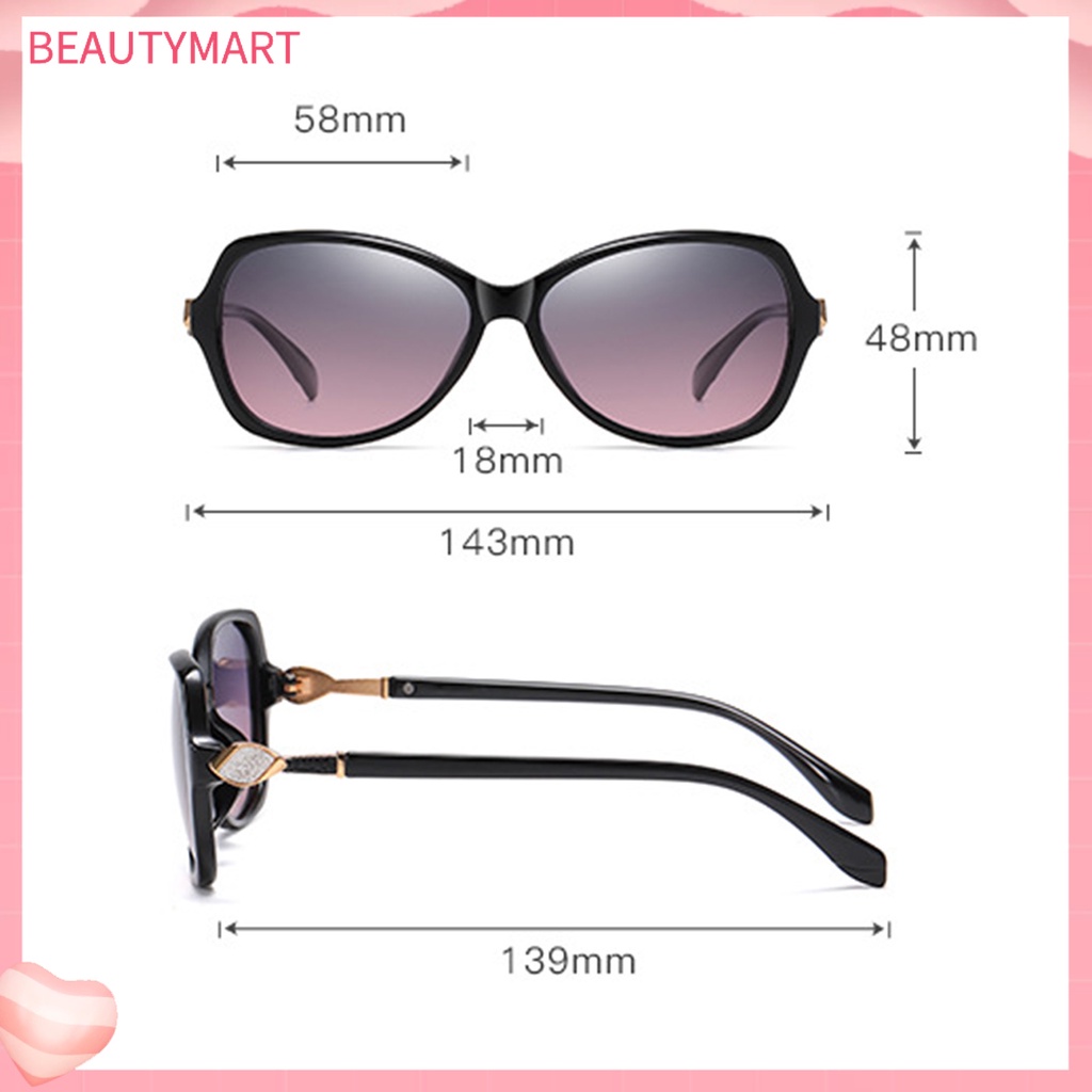 Kính Mát Gọng Hình Bướm Chống Tia UV UV400 Cho Nữ