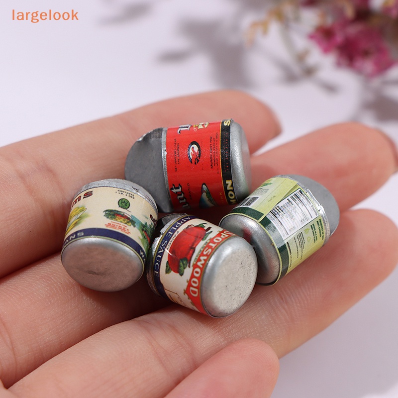 Set 4 Mô Hình Lon Nước Mini Trang Trí Nhà Búp Bê