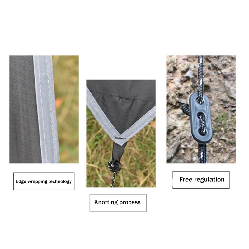 Bộ Lều Bạt Che Nắng Chống Nước Cho Hoạt Động Cắm Trại Ngoài Trời