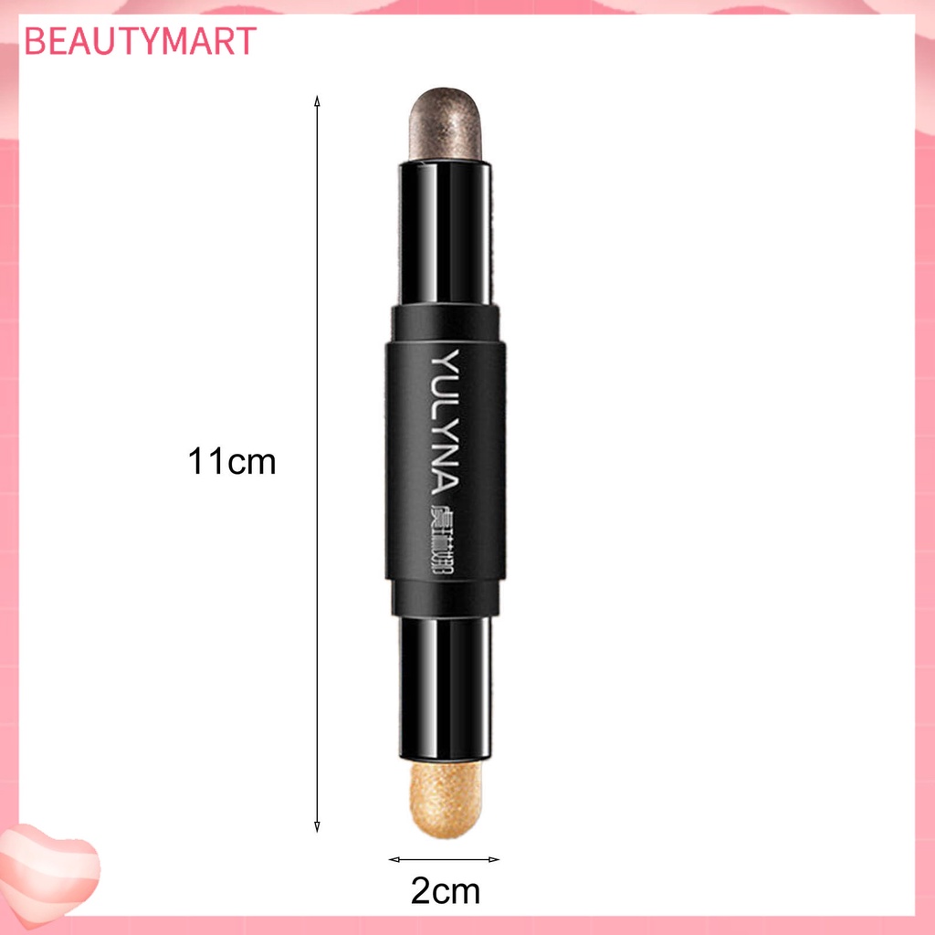 Phấn Mắt Dạng Thỏi Thiết Kế Hai Đầu Màu Gradient Lấp Lánh Chống Thấm Nước beautymart
