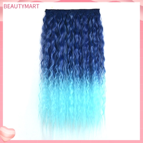 Bộ Tóc Giả Dài 60cm Màu Sắc Gradient Gợi Cảm Cho Nữ