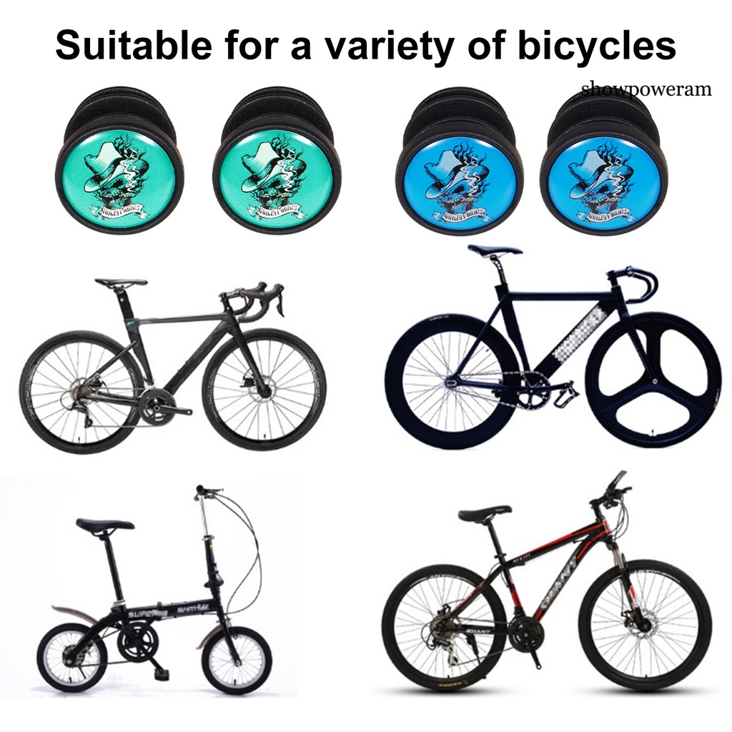 1 Cặp Nút Nhựa Chống Trượt Chống Bụi Độ Cứng Cao Gắn Tay Lái Xe Đạp