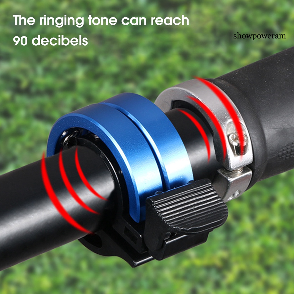 Chuông Hợp Kim Nhôm Gắn Tay Lái Xe Đạp Leo Núi Thiết Kế Trong Suốt SP-Dual