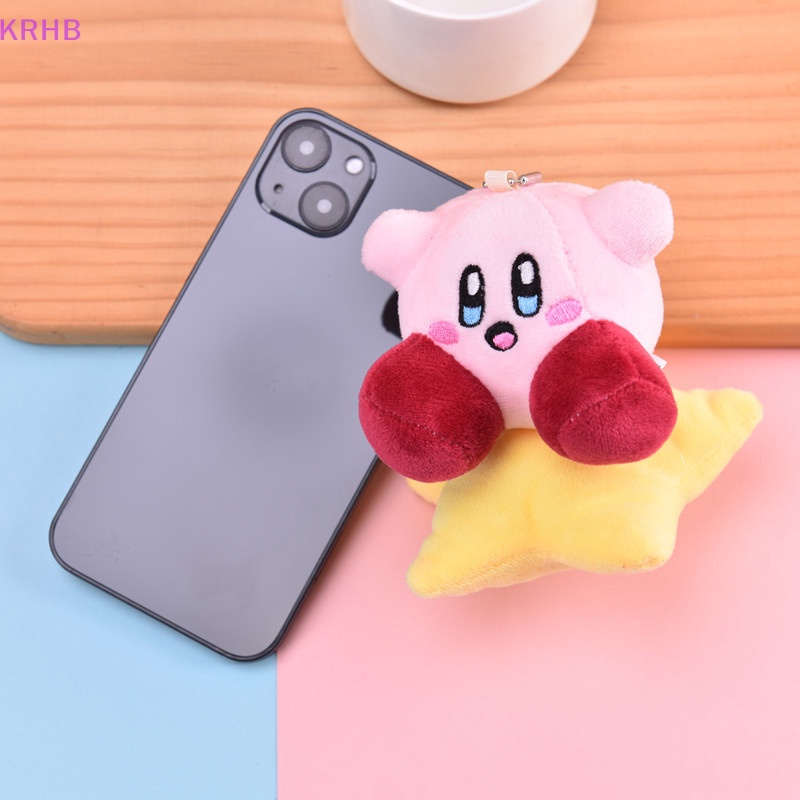 Móc Khóa Nhồi Bông Hình Ngôi Sao Kirby Dễ Thương Mới