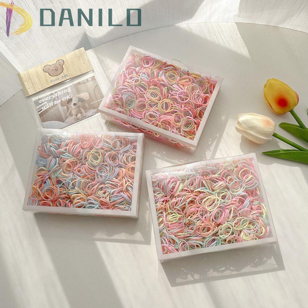 Chun Buộc Tóc Đuôi Ngựa Co Giãn Sử Dụng Một Lần Cho Bé Gái