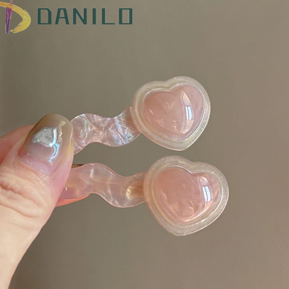 Kẹp Tóc DANILO Y2K Acetate Dễ Thương Cho Bé Gái