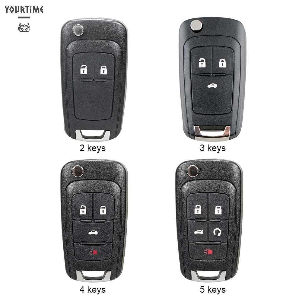 Vỏ Chìa Khóa 2 / 3 / 4 / 5 Nút Thay Thế Cho Opel Astra Insignia Zafira