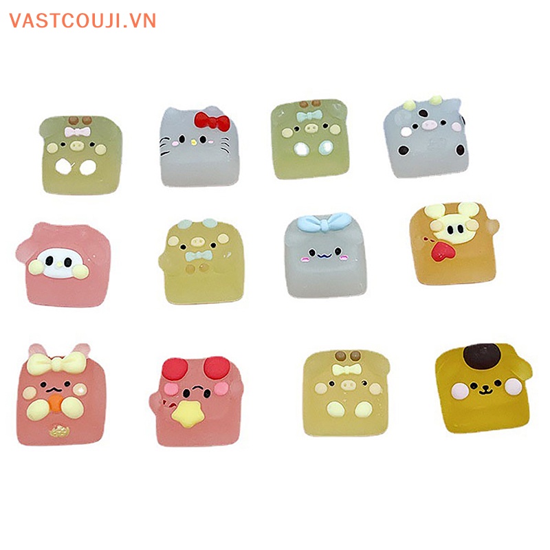 Set 10 Kẹp Tóc Nhựa Hình Cinnamoroll Dễ Thương