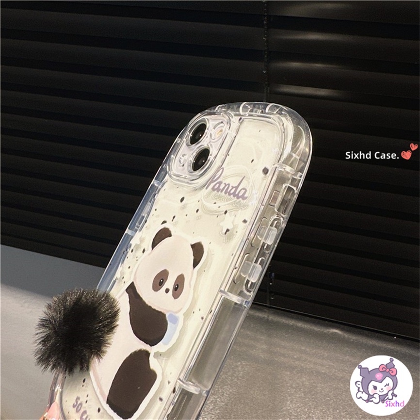 Ốp Lưng Samsung A24 A14 A04s A04 A12 A13 A23 A25 A03s A22 A50 A50s A30s A32 A11 A54 A51 A52 A52s A72 M22 M32 A03 A02s sixhd Ốp Điện Thoại TPU Mềm Hình Gấu Trúc / Thỏ Đuôi Thỏ Cho