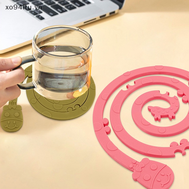 Xoitu Miếng Lót Nồi / Chảo Bằng Silicon Cách Nhiệt Cho Nhà Bếp