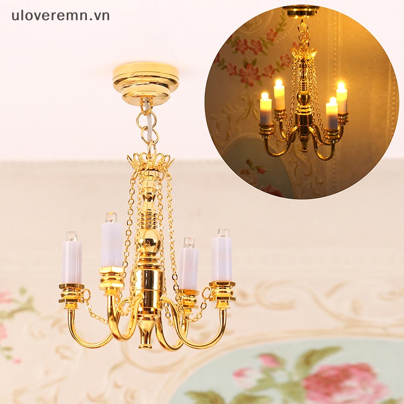 Mô Hình Đèn Trần Mini Tỉ Lệ 1: 12 Trang Trí Nhà Búp Bê