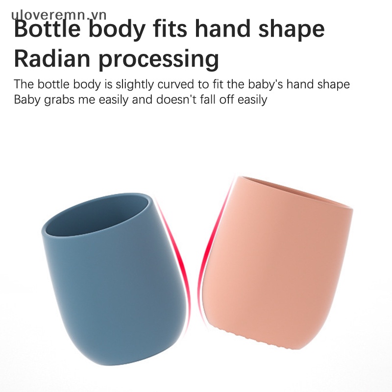 Bình Uống Nước Bằng Silicone Chất Lượng Cao Chống Rơi Cho Bé