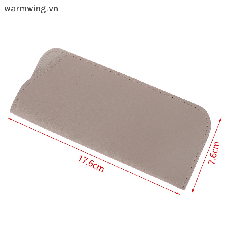 1 Hộp Đựng Mắt Kính Bằng Da PU Giữ Ấm Cho Trẻ Em / Người Lớn